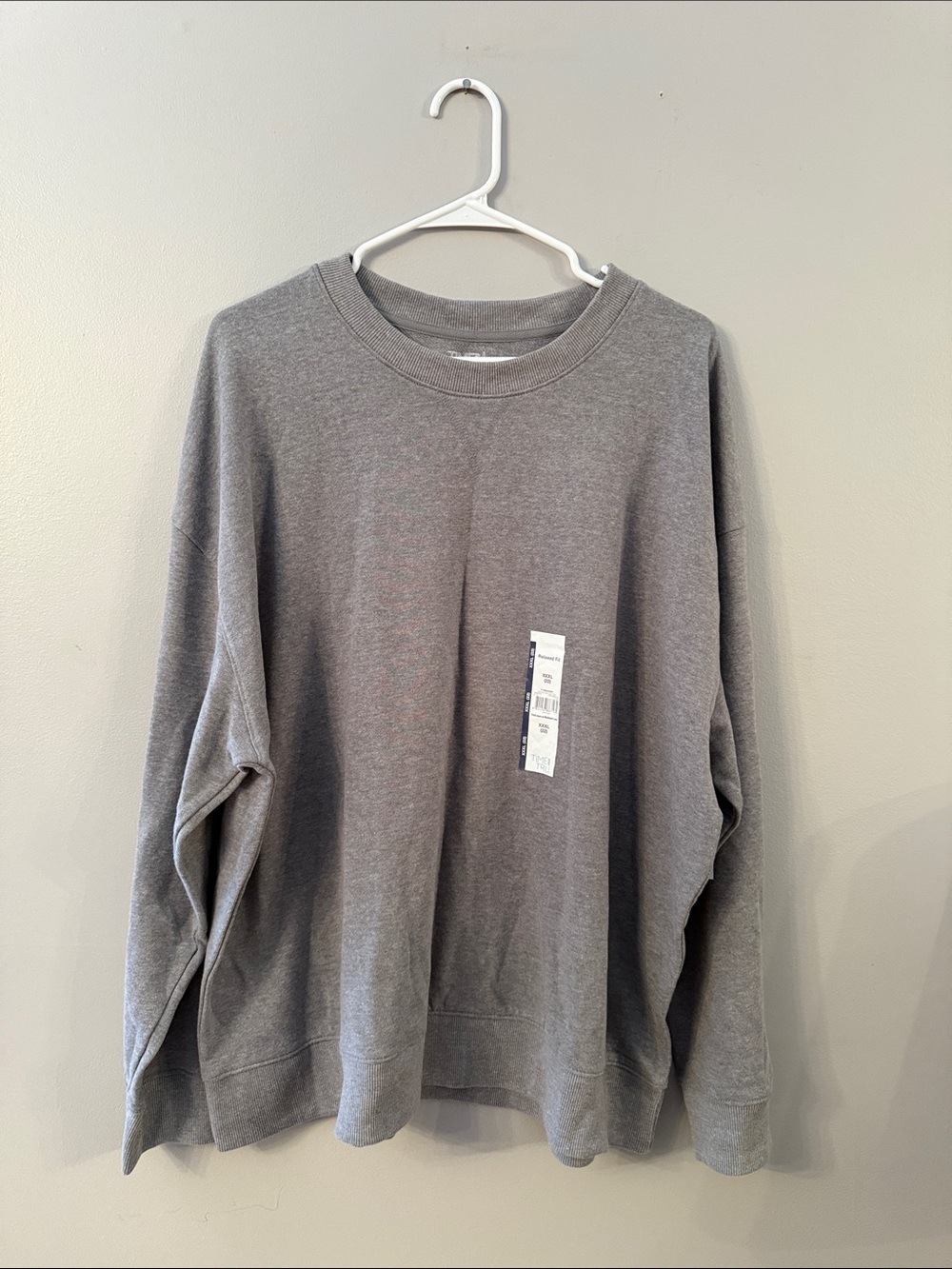 Time and Tru Gray Crewneck Sweatshirt